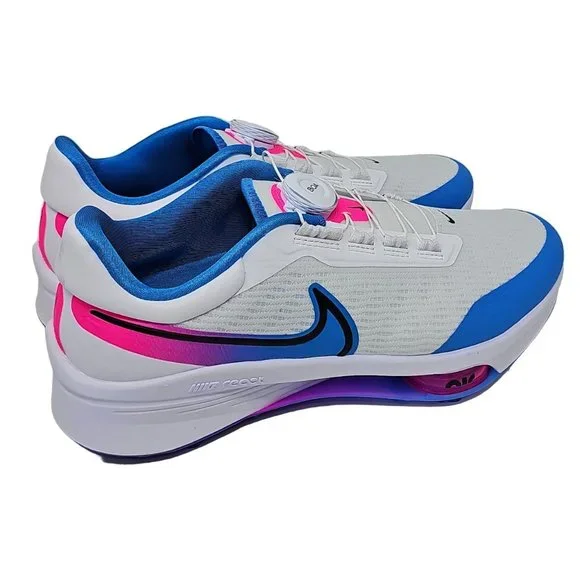 Nike Mens Zoom Infinity Tour Next% Golf Shoes White, Blue, Pink Size 8.5 - Picture 2 of 5
